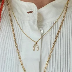 Wishbone Charm Necklace