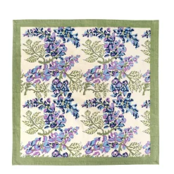 Wisteria Green & Blue Napkins, Set of 6