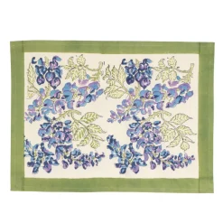 Wisteria Mats in Blue & Green, Set of 6