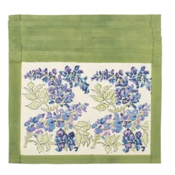 Wisteria Mats in Blue & Green, Set of 6