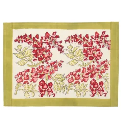 Wisteria Mats in Pink & Green, Set of 6