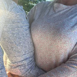 Women's Antique Floral Pima Pajamas Set