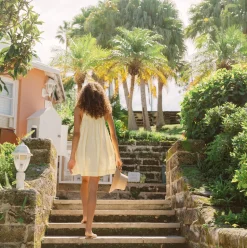 Women’s Banana Smocked Coverup