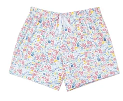 Women's Button Front Short Pajama Set in Clam Bake