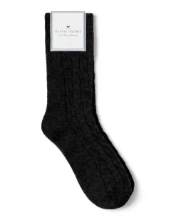 Women’s Cashmere Socks in Black