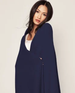 Women’s Cashmere Wrap in Navy