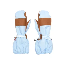 Women's Cloud Blue Waterproof Ski Mitten