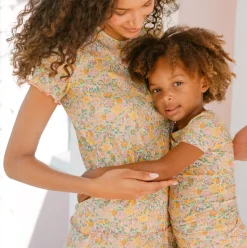 Women’s Elysian Day Shirt And Short Pima Pajamas Set