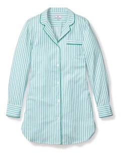 Women’s Emerald Ticking Nightshirt