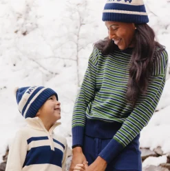 Women’s Evergreen Stripe Knit Sweater