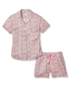 Women’s Fleurs de Rose Short Sleeve Short Set