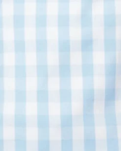 Women’s Light Blue Gingham Robe