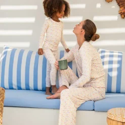 Women’s Marigold Floral Pima Pajamas Set