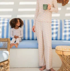 Women’s Marigold Floral Pima Pajamas Set