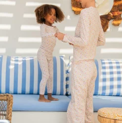 Women’s Marigold Floral Pima Pajamas Set