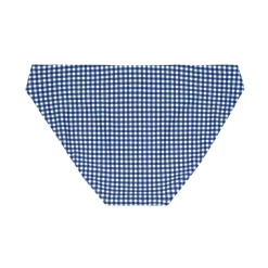 Women's Navy Gingham Bikini Bottom