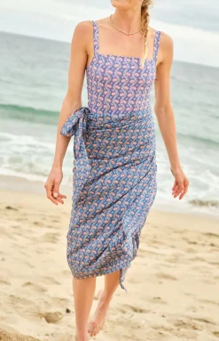 Women’s Navy Primrose Pareo