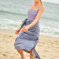 Women’s Navy Primrose Pareo