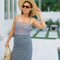 Women’s Navy Primrose Pareo