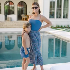 Women’s Navy Primrose Pareo