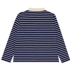 Women’s Navy Stripe Rugby Shirt