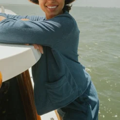 Women’s Newport Navy French Terry Jacket