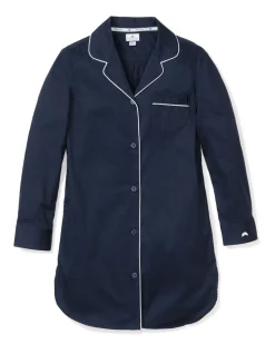 Women’s Nightshirt in Navy Twill