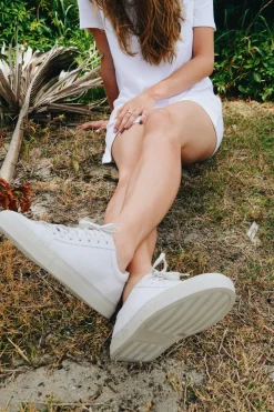 Women's Off-White Suede Sardegna Sneaker II