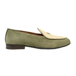 Women's Olive Raffia Milano Loafer