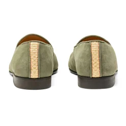 Women's Olive Raffia Milano Loafer