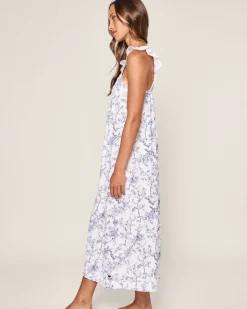 Women's Pima Clara Nightgown in Timeless Toile