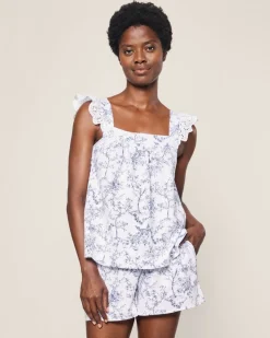 Women’s Pima Clara Short Set in Timeless Toile