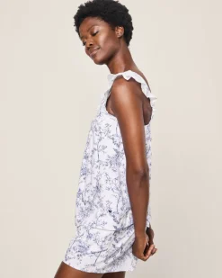 Women’s Pima Clara Short Set in Timeless Toile