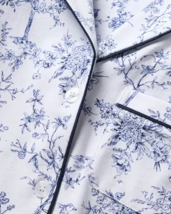 Women’s Pima Crop Set in Timeless Toile