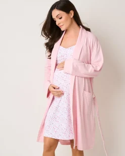 Women’s Pima Maternity Nightgown in Dorset Floral