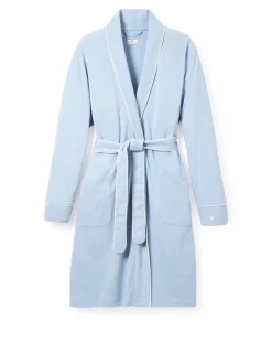 Women’s Pima Maternity Robe in Periwinkle
