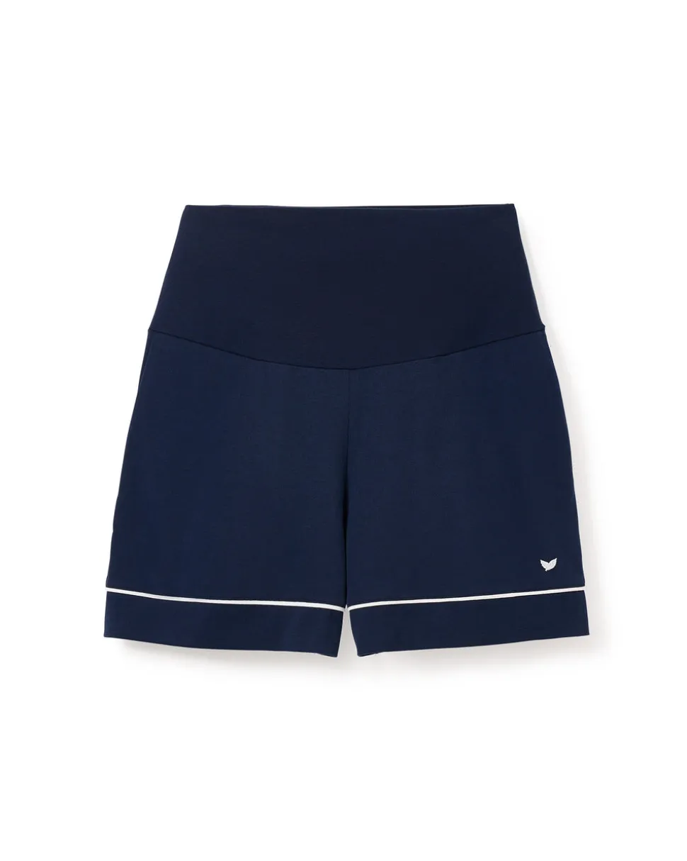 Women’s Pima Maternity Shorts in Navy