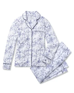 Women’s Pima Pajama Set in Timeless Toile