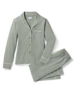 Women’s Pima Pajama Set in Sage