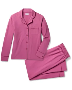 Women’s Pima Pajama Set in Rosewood