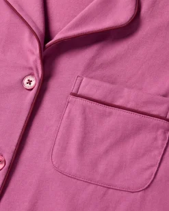 Women’s Pima Pajama Set in Rosewood