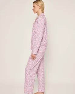 Women’s Pima Pajama Set in Fleurs de Rose