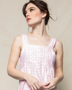 Women’s Pink Gingham Charlotte Nightgown