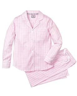 Women’s Pink Gingham Pajama Set