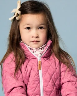 Women's Pink Hydrangea Fleece-Lined Neck Warmer