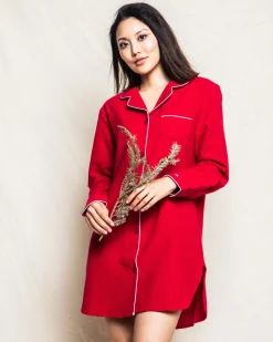 Women’s Red Flannel Nightshirt
