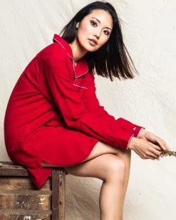 Women’s Red Flannel Nightshirt