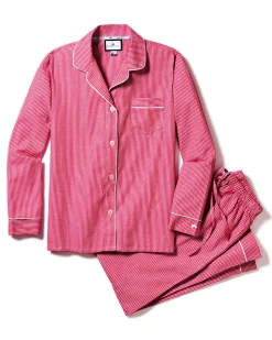 Women’s Red Mini Gingham Pajama Set