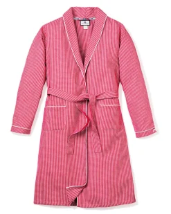 Women’s Red Mini-Gingham Robe