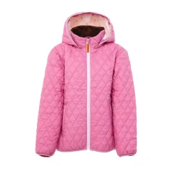 Women's Rose Pink Quilted Puffer Jacket